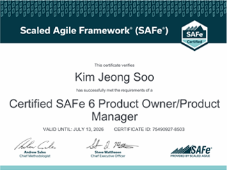 Certiried SAFe 6 Product Owner